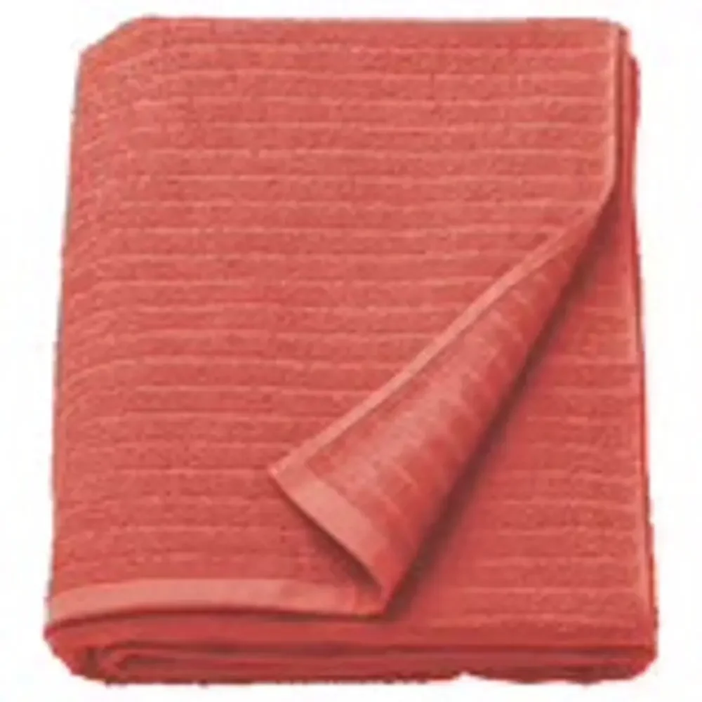 IKEA VÅGSJÖN Orange Red Bath Sheet Wrap Yourself in Soft Absorbent Cotton